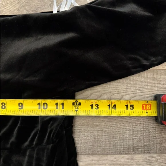 Lulu's Black Strapless Velvet Dress - Picture 3 of 7